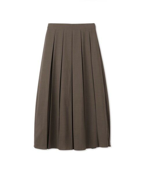 QUEENS COURT / クイーンズコート ミニ・ひざ丈スカート | ハイツイストクロスワイドプリーツスカート≪セットアップ対応/手洗い可能≫ | 詳細10