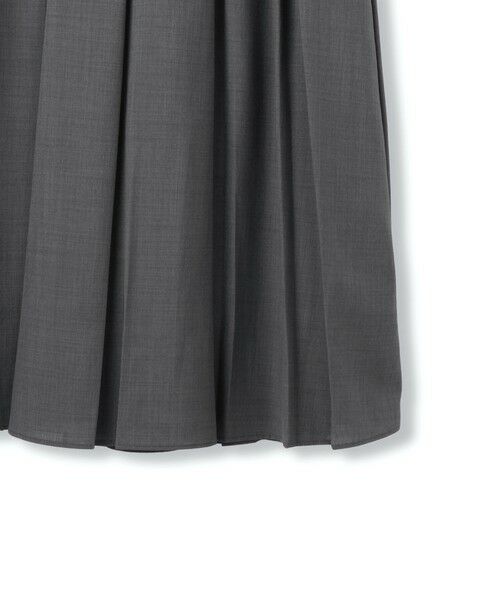 QUEENS COURT / クイーンズコート ミニ・ひざ丈スカート | ハイツイストクロスワイドプリーツスカート≪セットアップ対応/手洗い可能≫ | 詳細19