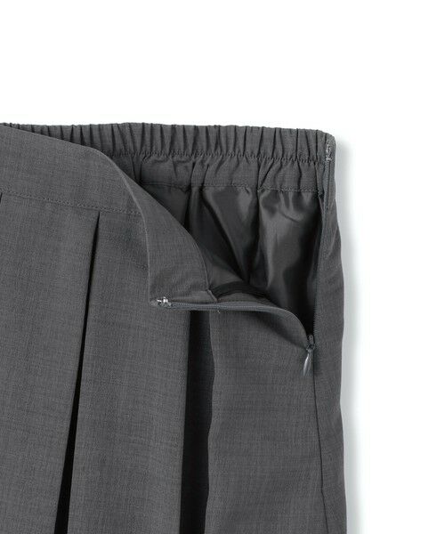 QUEENS COURT / クイーンズコート ミニ・ひざ丈スカート | ハイツイストクロスワイドプリーツスカート≪セットアップ対応/手洗い可能≫ | 詳細20