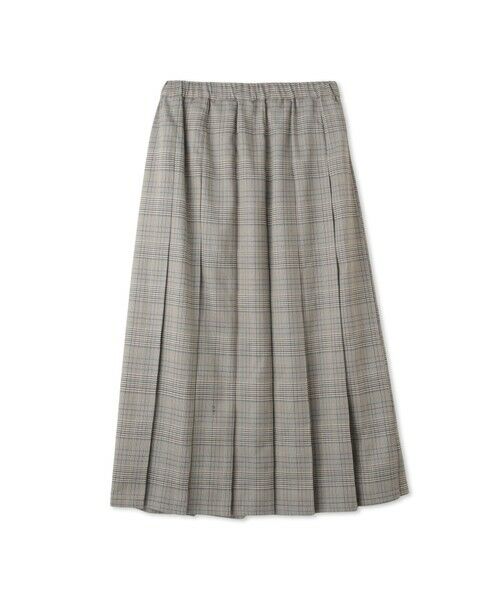 QUEENS COURT / クイーンズコート ミニ・ひざ丈スカート | マルチグレンチェックタックプリーツスカート≪手洗い可能≫ | 詳細8