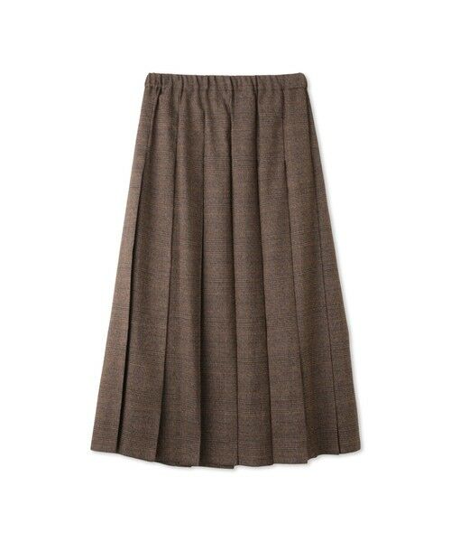 QUEENS COURT / クイーンズコート ミニ・ひざ丈スカート | マルチグレンチェックタックプリーツスカート≪手洗い可能≫ | 詳細13