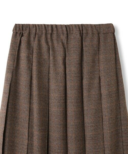 QUEENS COURT / クイーンズコート ミニ・ひざ丈スカート | マルチグレンチェックタックプリーツスカート≪手洗い可能≫ | 詳細16