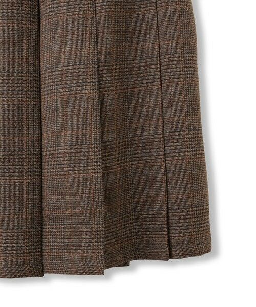 QUEENS COURT / クイーンズコート ミニ・ひざ丈スカート | マルチグレンチェックタックプリーツスカート≪手洗い可能≫ | 詳細17