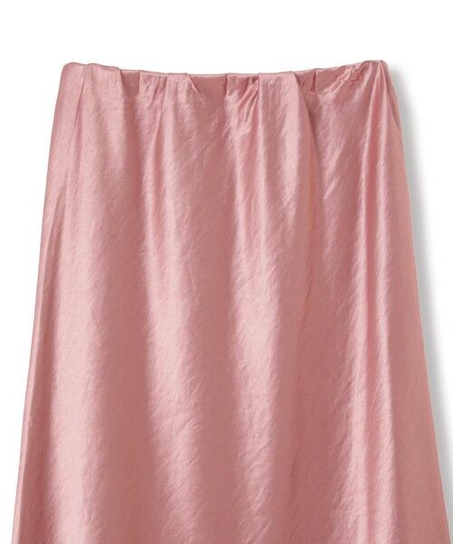 QUEENS COURT / クイーンズコート ミニ・ひざ丈スカート | シルキーヘビーサテンスカート≪手洗い可能≫ | 詳細6