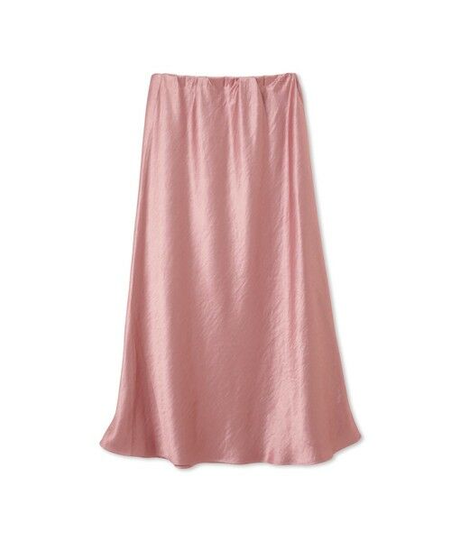 QUEENS COURT / クイーンズコート ミニ・ひざ丈スカート | シルキーヘビーサテンスカート≪手洗い可能≫ | 詳細4