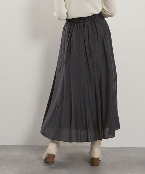 QUEENS COURT / クイーンズコート ミニ・ひざ丈スカート | シルキーローンウエストプリーツスカート≪手洗い可能≫ | 詳細17