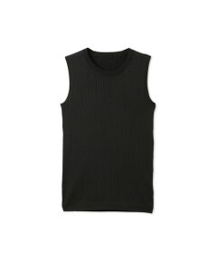 QUEENS COURT / クイーンズコート ニット・セーター | ブライトワイドリブスリーブレスニット≪手洗い可能≫