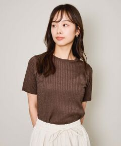 QUEENS COURT / クイーンズコート ニット・セーター | ブライトワイドリブニット≪手洗い可能≫