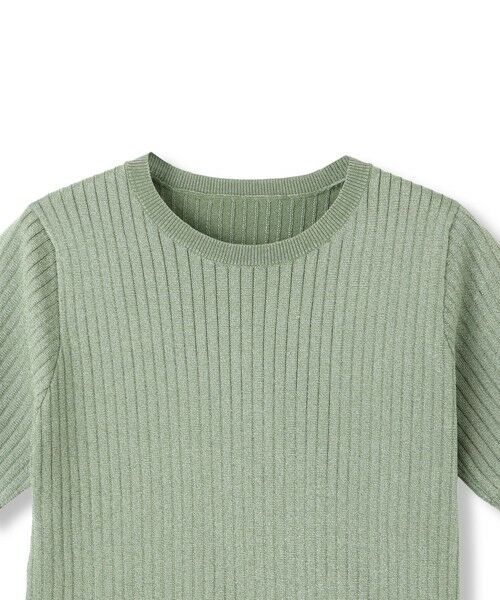 QUEENS COURT / クイーンズコート ニット・セーター | ブライトワイドリブニット≪手洗い可能≫ | 詳細5