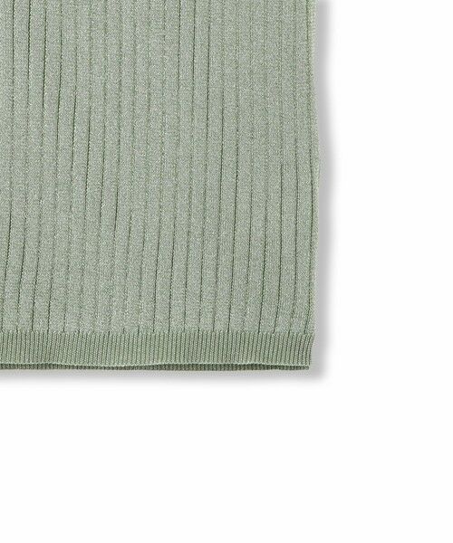 QUEENS COURT / クイーンズコート ニット・セーター | ブライトワイドリブニット≪手洗い可能≫ | 詳細6