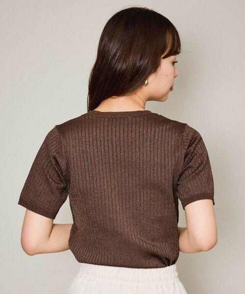 QUEENS COURT / クイーンズコート ニット・セーター | ブライトワイドリブニット≪手洗い可能≫ | 詳細11