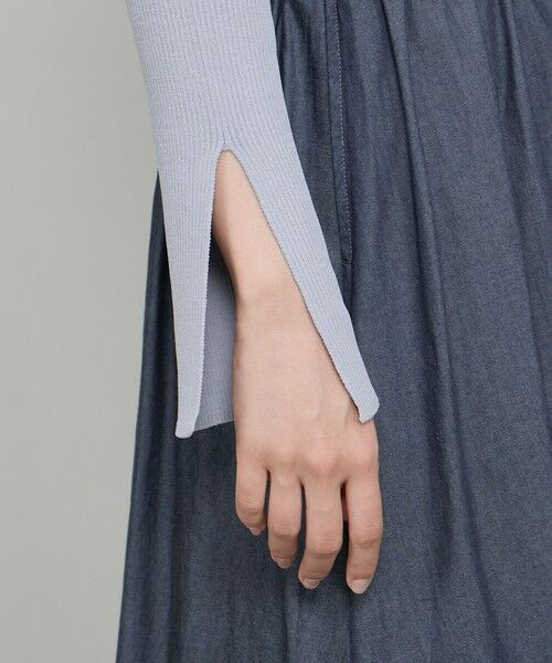 QUEENS COURT / クイーンズコート ニット・セーター | 3Dフラワーボートネックニット≪手洗い可能≫ | 詳細19