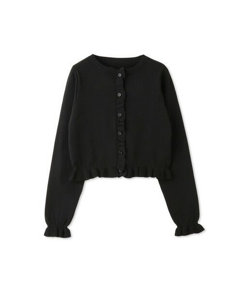 QUEENS COURT / クイーンズコート カーディガン・ボレロ | スポンディッシュニットフリルカーディガン≪手洗い可能≫ | 詳細6