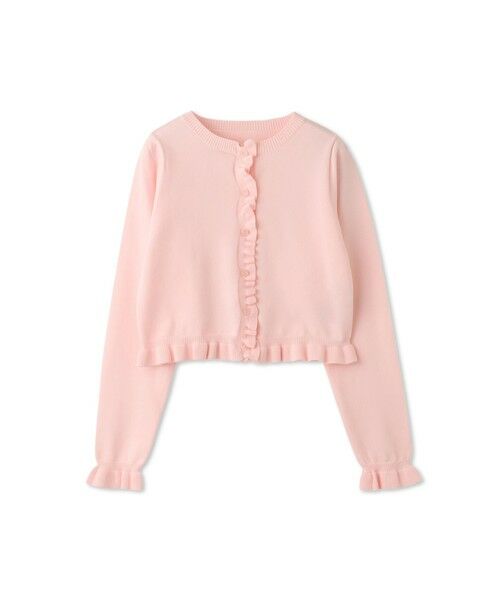 QUEENS COURT / クイーンズコート カーディガン・ボレロ | スポンディッシュニットフリルカーディガン≪手洗い可能≫ | 詳細9