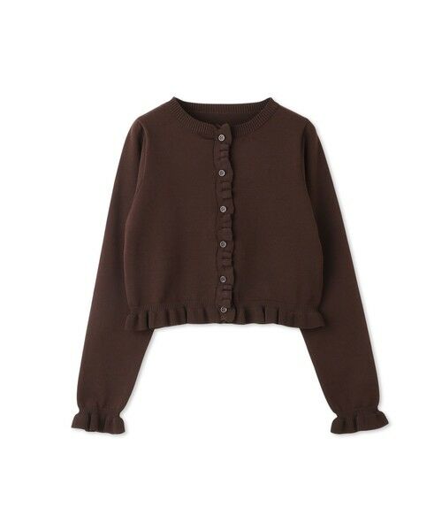 QUEENS COURT / クイーンズコート カーディガン・ボレロ | スポンディッシュニットフリルカーディガン≪手洗い可能≫ | 詳細12
