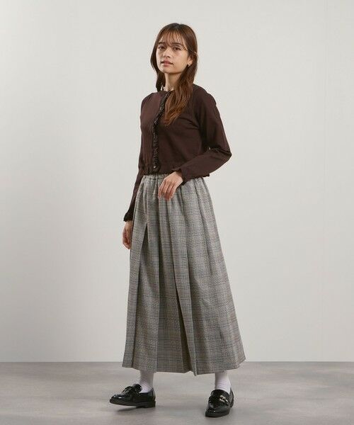 QUEENS COURT / クイーンズコート カーディガン・ボレロ | スポンディッシュニットフリルカーディガン≪手洗い可能≫ | 詳細11