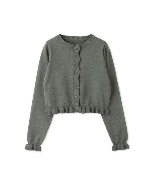 QUEENS COURT / クイーンズコート カーディガン・ボレロ | スポンディッシュニットフリルカーディガン≪手洗い可能≫ | 詳細18