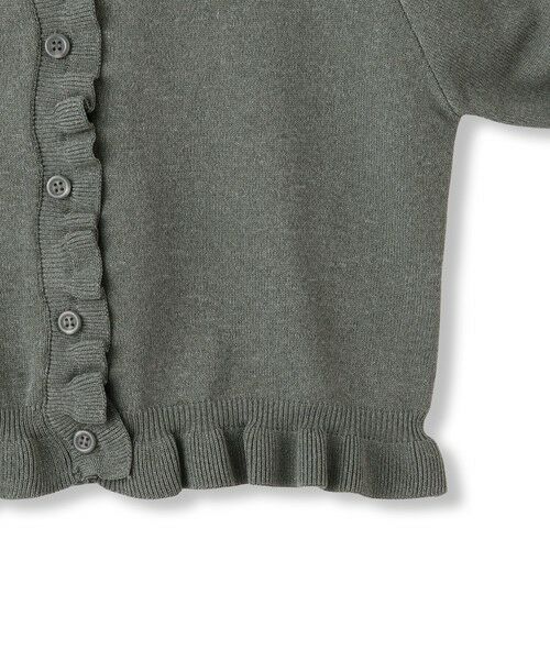 QUEENS COURT / クイーンズコート カーディガン・ボレロ | スポンディッシュニットフリルカーディガン≪手洗い可能≫ | 詳細22