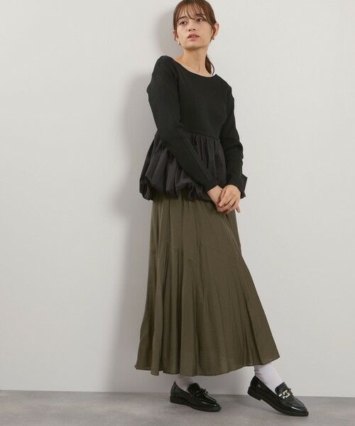 QUEENS COURT / クイーンズコート ニット・セーター | スポンディッシュニットバルーンプルオーバー≪手洗い可能≫ | 詳細2