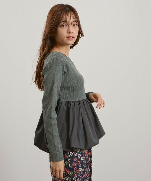 QUEENS COURT / クイーンズコート ニット・セーター | スポンディッシュニットバルーンプルオーバー≪手洗い可能≫ | 詳細6