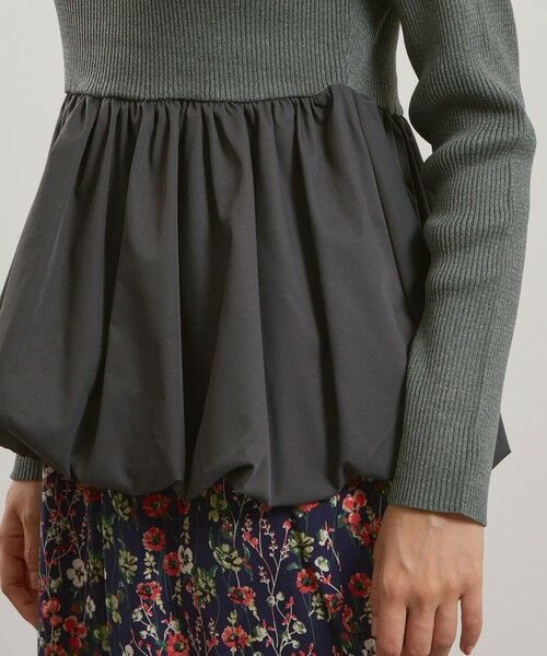 QUEENS COURT / クイーンズコート ニット・セーター | スポンディッシュニットバルーンプルオーバー≪手洗い可能≫ | 詳細7