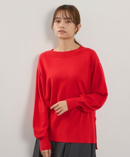 QUEENS COURT / クイーンズコート ニット・セーター | シアバターボートネックニット≪手洗い可能≫ | 詳細4