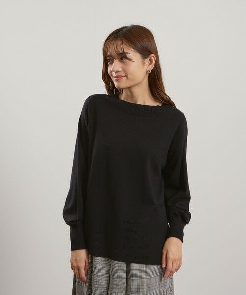 QUEENS COURT / クイーンズコート ニット・セーター | シアバターボートネックニット≪手洗い可能≫ | 詳細8