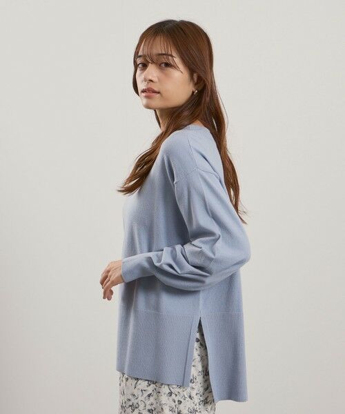 QUEENS COURT / クイーンズコート ニット・セーター | シアバターボートネックニット≪手洗い可能≫ | 詳細16