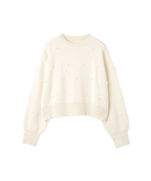 QUEENS COURT / クイーンズコート ニット・セーター | パールドットニットプルオーバー≪手洗い可能≫ | 詳細3
