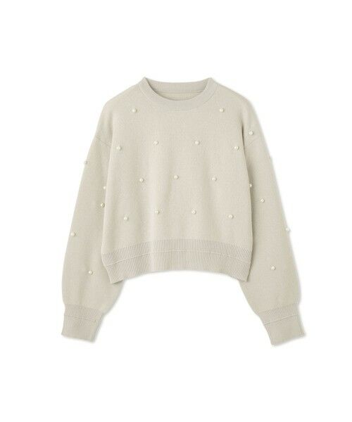 QUEENS COURT / クイーンズコート ニット・セーター | パールドットニットプルオーバー≪手洗い可能≫ | 詳細9