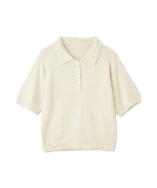 QUEENS COURT / クイーンズコート ニット・セーター | シャギーヤーンポロニットトップス≪手洗い可能≫ | 詳細10