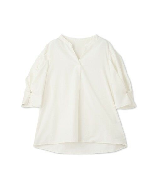 QUEENS COURT / クイーンズコート シャツ・ブラウス | タックバルーンキーネックブラウス≪手洗い可能≫ | 詳細3