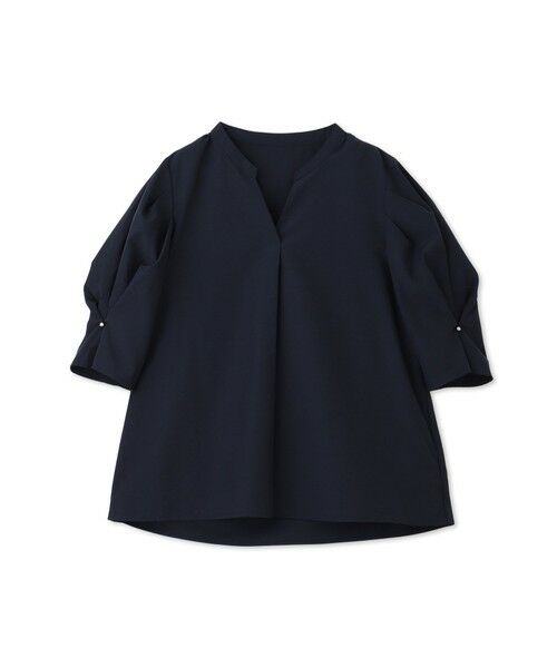 QUEENS COURT / クイーンズコート シャツ・ブラウス | タックバルーンキーネックブラウス≪手洗い可能≫ | 詳細6