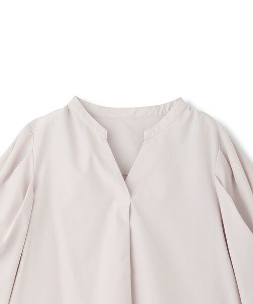 QUEENS COURT / クイーンズコート シャツ・ブラウス | タックバルーンキーネックブラウス≪手洗い可能≫ | 詳細11