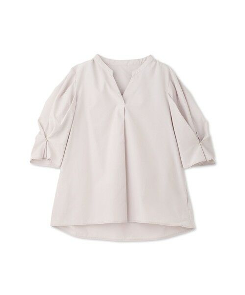 QUEENS COURT / クイーンズコート シャツ・ブラウス | タックバルーンキーネックブラウス≪手洗い可能≫ | 詳細9