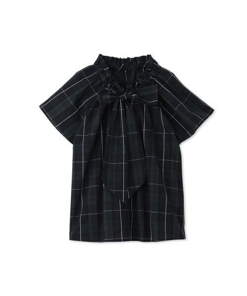QUEENS COURT / クイーンズコート シャツ・ブラウス | マルチチェックリボンブラウス≪洗濯機で洗える≫ | 詳細4