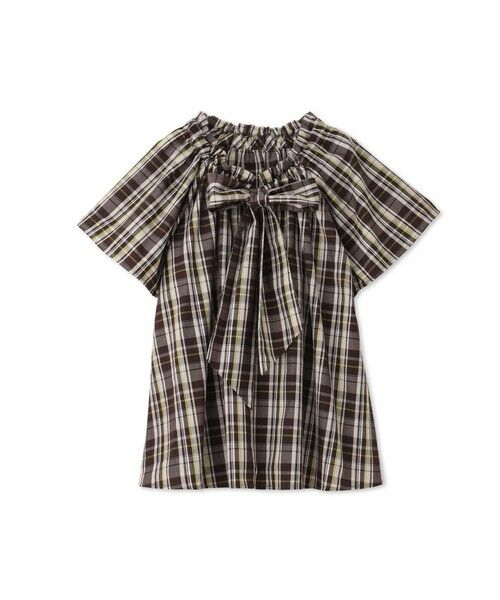 QUEENS COURT / クイーンズコート シャツ・ブラウス | マルチチェックリボンブラウス≪洗濯機で洗える≫ | 詳細16