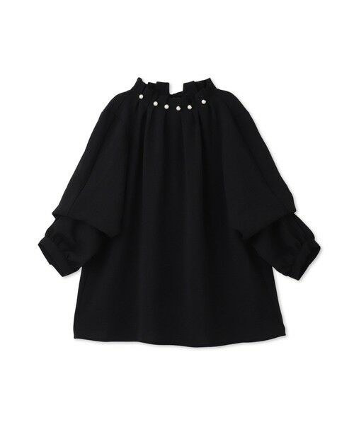 QUEENS COURT / クイーンズコート シャツ・ブラウス | スリーブ2WAYパールネックブラウス≪洗濯機で洗える≫ | 詳細7