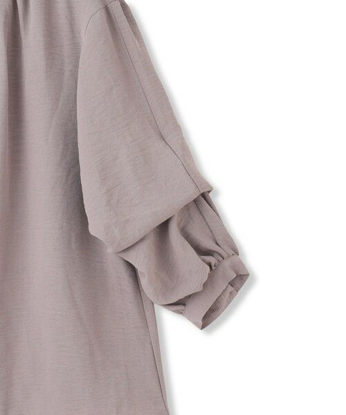 QUEENS COURT / クイーンズコート シャツ・ブラウス | スリーブ2WAYパールネックブラウス≪洗濯機で洗える≫ | 詳細18