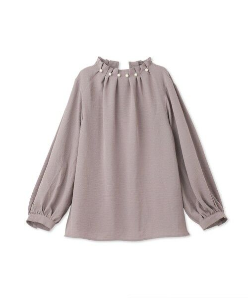 QUEENS COURT / クイーンズコート シャツ・ブラウス | スリーブ2WAYパールネックブラウス≪洗濯機で洗える≫ | 詳細20