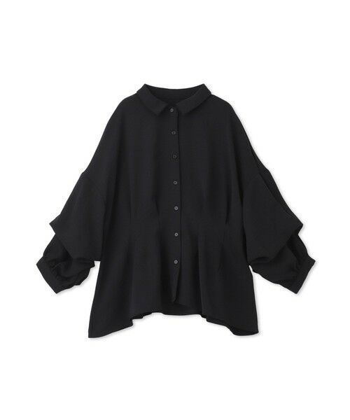 QUEENS COURT / クイーンズコート シャツ・ブラウス | スリーブ2WAYウエストタックブラウス≪洗濯機で洗える≫ | 詳細11