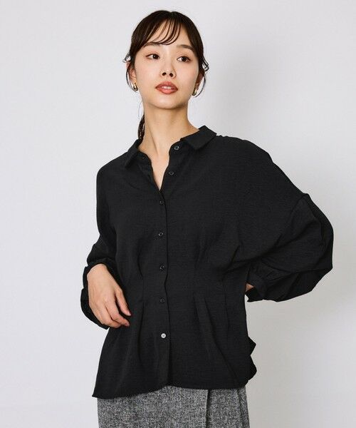 QUEENS COURT / クイーンズコート シャツ・ブラウス | スリーブ2WAYウエストタックブラウス≪洗濯機で洗える≫ | 詳細9