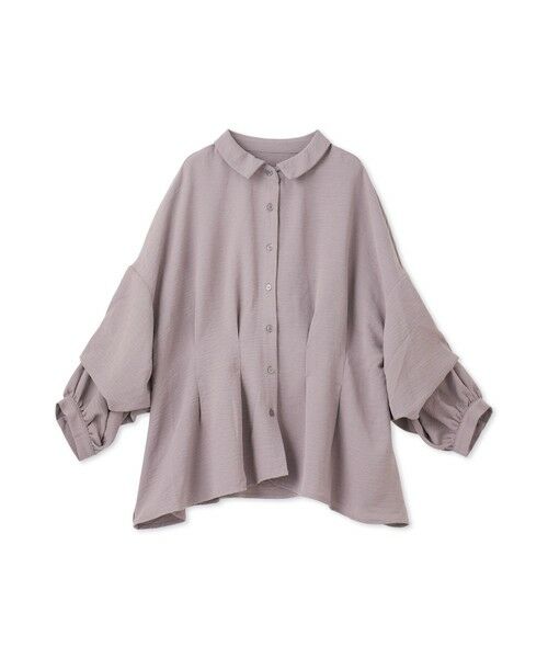 QUEENS COURT / クイーンズコート シャツ・ブラウス | スリーブ2WAYウエストタックブラウス≪洗濯機で洗える≫ | 詳細24