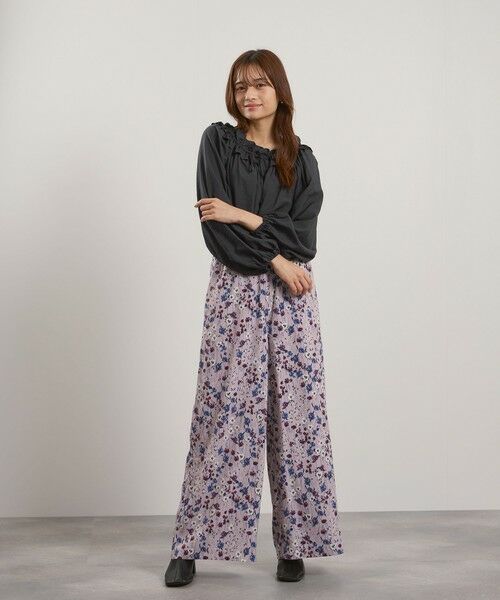 QUEENS COURT / クイーンズコート シャツ・ブラウス | フリルカラーナローリボンブラウス≪手洗い可能≫ | 詳細11