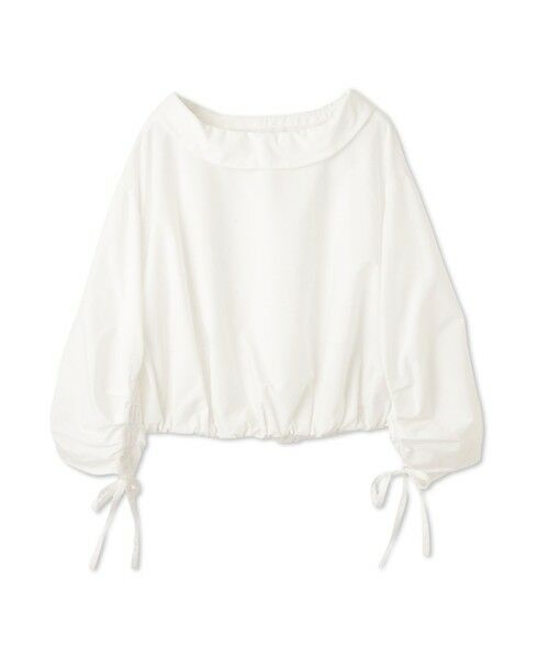 QUEENS COURT / クイーンズコート シャツ・ブラウス | ギャザースリーブボートネックブラウス≪洗濯機で洗える≫ | 詳細4