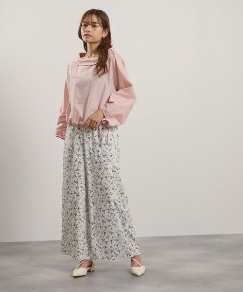 QUEENS COURT / クイーンズコート シャツ・ブラウス | ギャザースリーブボートネックブラウス≪洗濯機で洗える≫ | 詳細6