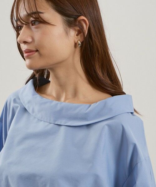 QUEENS COURT / クイーンズコート シャツ・ブラウス | ギャザースリーブボートネックブラウス≪洗濯機で洗える≫ | 詳細18