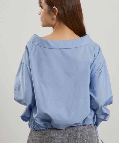QUEENS COURT / クイーンズコート シャツ・ブラウス | ギャザースリーブボートネックブラウス≪洗濯機で洗える≫ | 詳細20