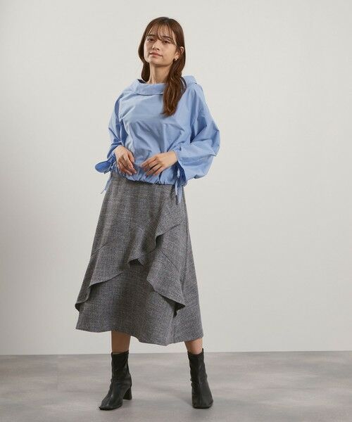 QUEENS COURT / クイーンズコート シャツ・ブラウス | ギャザースリーブボートネックブラウス≪洗濯機で洗える≫ | 詳細22