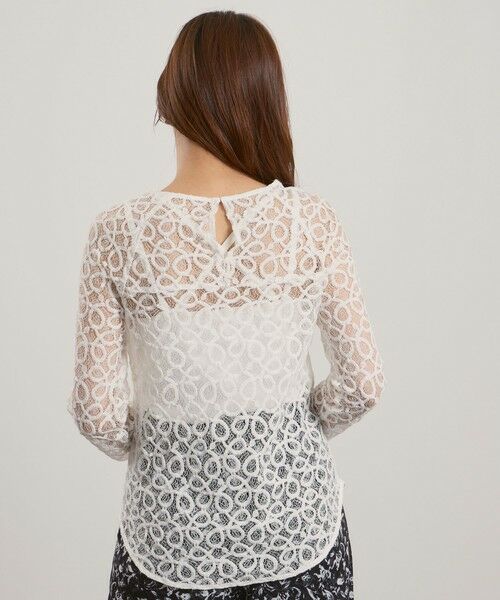 QUEENS COURT / クイーンズコート シャツ・ブラウス | コードラッセルレースプルブラウス≪手洗い可能≫ | 詳細2